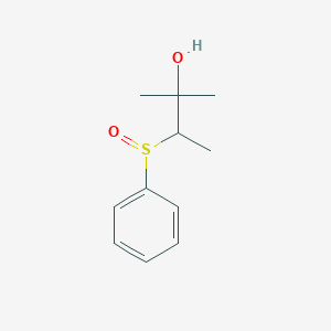 3-(Benzenesulfinyl)-2-methylbutan-2-ol