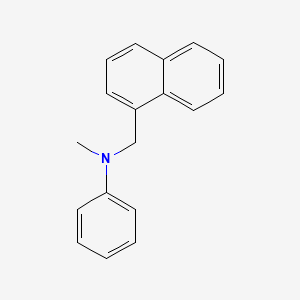 N-Methyl-N-[(naphthalen-1-yl)methyl]aniline