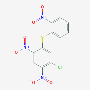 1-Chloro-2,4-dinitro-5-[(2-nitrophenyl)sulfanyl]benzene