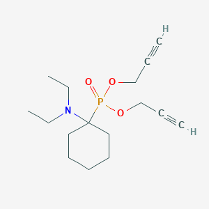 Diprop-2-yn-1-yl [1-(diethylamino)cyclohexyl]phosphonate