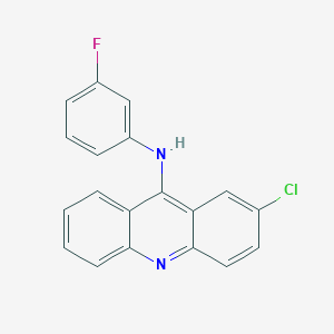 2-Chloro-N-(3-fluorophenyl)acridin-9-amine