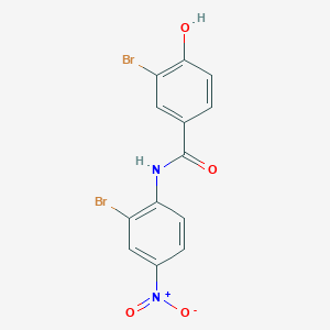 3-Bromo-N-(2-bromo-4-nitrophenyl)-4-hydroxybenzamide