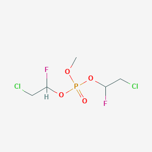 Bis(2-chloro-1-fluoroethyl) methyl phosphate