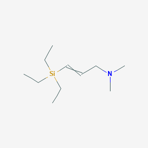 N,N-Dimethyl-3-(triethylsilyl)prop-2-en-1-amine