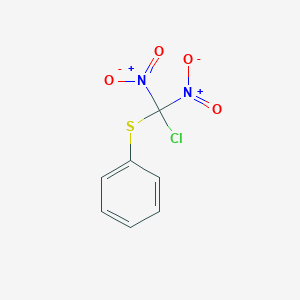 {[Chloro(dinitro)methyl]sulfanyl}benzene