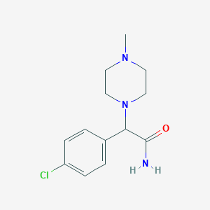 2-(4-Chlorophenyl)-2-(4-methylpiperazin-1-YL)acetamide