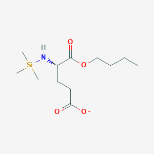 Butyl 5-oxido-5-oxo-N-(trimethylsilyl)-L-norvalinate