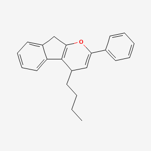 4-Butyl-2-phenyl-4,9-dihydroindeno[2,1-b]pyran