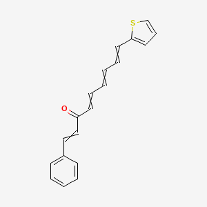 1-Phenyl-9-(thiophen-2-YL)nona-1,4,6,8-tetraen-3-one