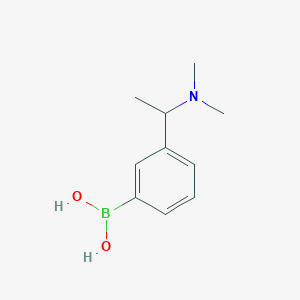 {3-[1-(Dimethylamino)ethyl]phenyl}boronic acid