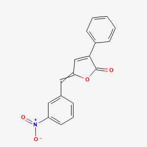 5-[(3-Nitrophenyl)methylidene]-3-phenylfuran-2(5H)-one