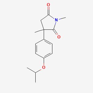 1,3-Dimethyl-3-{4-[(propan-2-yl)oxy]phenyl}pyrrolidine-2,5-dione