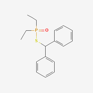 S-(Diphenylmethyl) diethylphosphinothioate