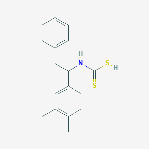 [1-(3,4-Dimethylphenyl)-2-phenylethyl]carbamodithioic acid