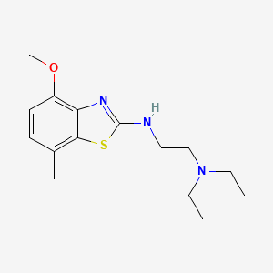 N,N-diethyl-N'-(4-methoxy-7-methyl-1,3-benzothiazol-2-yl)ethane-1,2-diamine