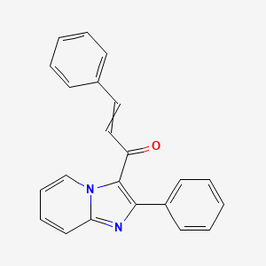 3-Phenyl-1-(2-phenylimidazo[1,2-a]pyridin-3-yl)prop-2-en-1-one