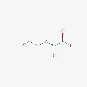 2-Chlorohex-2-enoyl fluoride