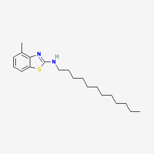 N-Dodecyl-4-methyl-1,3-benzothiazol-2-amine