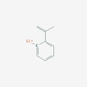 molecular formula C9H9Li B14535161 Lithium, [2-(1-methylethenyl)phenyl]- CAS No. 62291-45-6