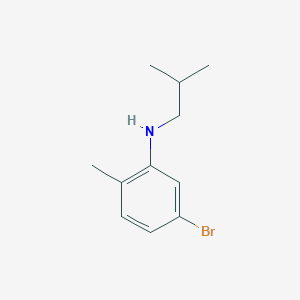 5-bromo-2-methyl-N-(2-methylpropyl)aniline