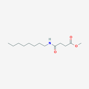 molecular formula C13H25NO3 B14535270 Methyl 4-(octylamino)-4-oxobutanoate CAS No. 62417-23-6