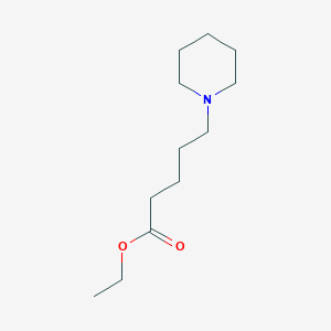 molecular formula C12H23NO2 B14535363 Ethyl 5-(piperidin-1-YL)pentanoate CAS No. 62522-24-1