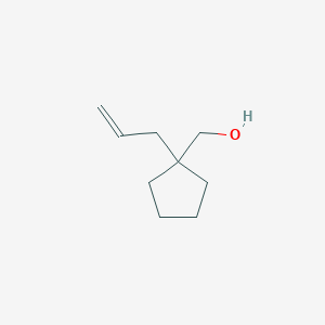 molecular formula C9H16O B1453540 [1-(丙-2-烯-1-基)环戊基]甲醇 CAS No. 441774-57-8