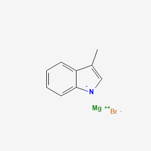 molecular formula C9H8BrMgN B14535539 magnesium;3-methylindol-1-ide;bromide CAS No. 62454-37-9