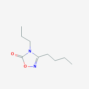 1,2,4-Oxadiazol-5(4H)-one, 3-butyl-4-propyl-