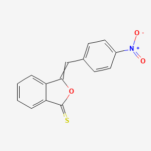 3-[(4-Nitrophenyl)methylidene]-2-benzofuran-1(3H)-thione