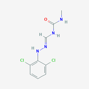 1-[(E)-[(2,6-dichlorophenyl)hydrazinylidene]methyl]-3-methylurea