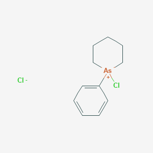 1-Chloro-1-phenylarsinan-1-ium chloride