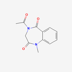 4-Acetyl-1-methyl-3,4-dihydro-1H-1,4-benzodiazepine-2,5-dione