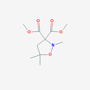 3,3-Isoxazolidinedicarboxylic acid, 2,5,5-trimethyl-, dimethyl ester