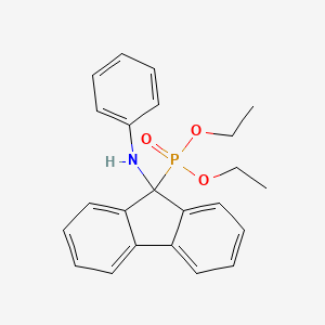 Diethyl (9-anilino-9H-fluoren-9-yl)phosphonate