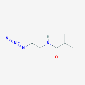 molecular formula C6H12N4O B1453577 N-(2-azidoethyl)-2-methylpropanamide CAS No. 1251204-27-9