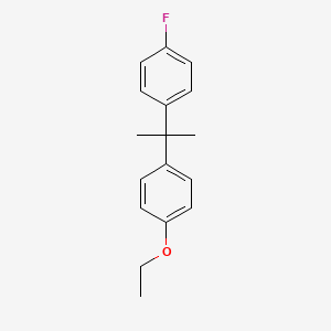 Benzene, 1-ethoxy-4-[1-(4-fluorophenyl)-1-methylethyl]-