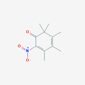 3,4,5,6,6-Pentamethyl-2-nitrocyclohexa-2,4-dien-1-one