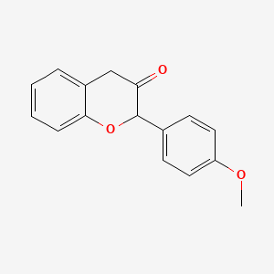 2H-1-Benzopyran-3(4H)-one, 2-(4-methoxyphenyl)-