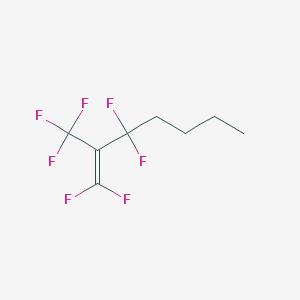 1,1,3,3-Tetrafluoro-2-(trifluoromethyl)hept-1-ene