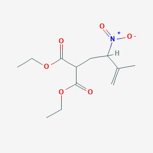 Diethyl (3-methyl-2-nitrobut-3-en-1-yl)propanedioate