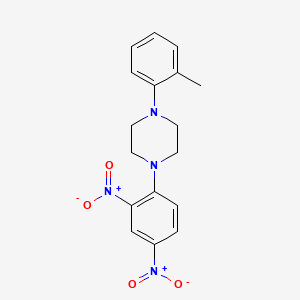 Piperazine, 1-(2,4-dinitrophenyl)-4-(2-methylphenyl)-