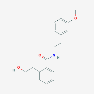 Benzamide, 2-(2-hydroxyethyl)-N-[2-(3-methoxyphenyl)ethyl]-