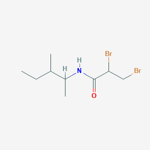 2,3-Dibromo-N-(3-methylpentan-2-yl)propanamide