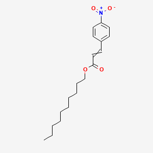 Decyl 3-(4-nitrophenyl)prop-2-enoate