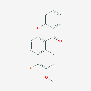 12H-Benzo[a]xanthen-12-one, 4-bromo-3-methoxy-