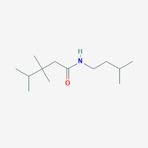 3,3,4-Trimethyl-N-(3-methylbutyl)pentanamide