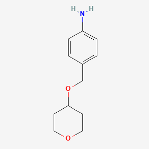 4-[(Oxan-4-yloxy)methyl]aniline