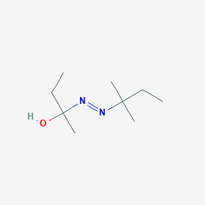 2-[(E)-(2-Methylbutan-2-yl)diazenyl]butan-2-ol