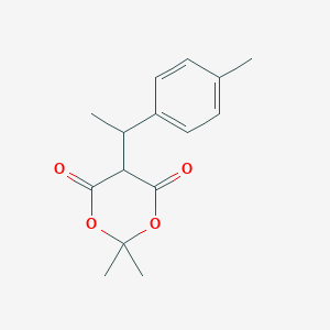 1,3-Dioxane-4,6-dione, 2,2-dimethyl-5-[1-(4-methylphenyl)ethyl]-